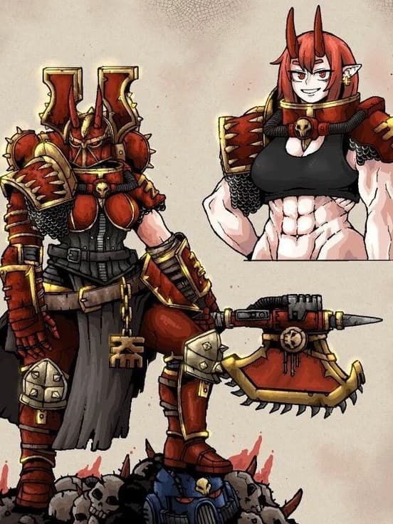 Elizabeth - Khorne Space Marine (Warhammer 40k) thumbnail