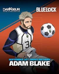 Adam Blake from blue lock anime thumbnail