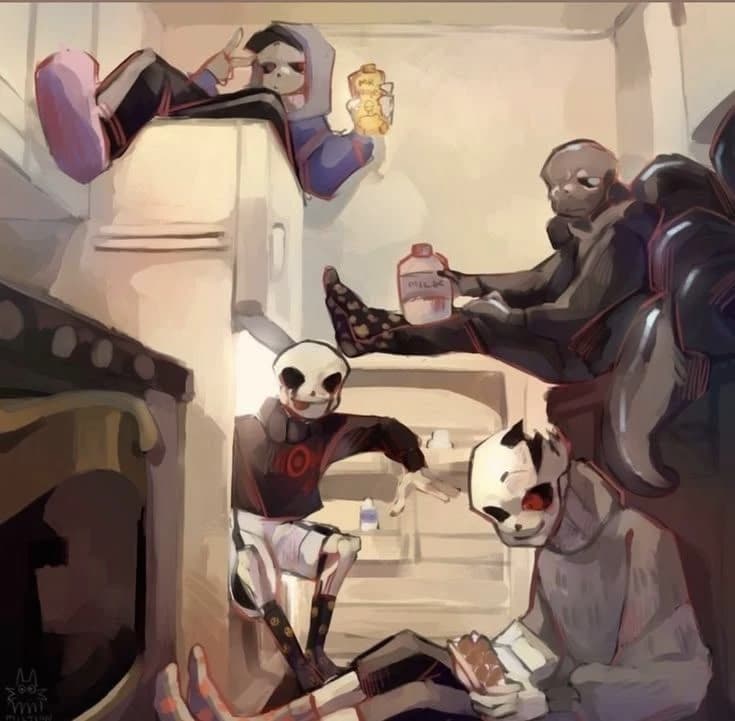 School AU Bed Gys thumbnail