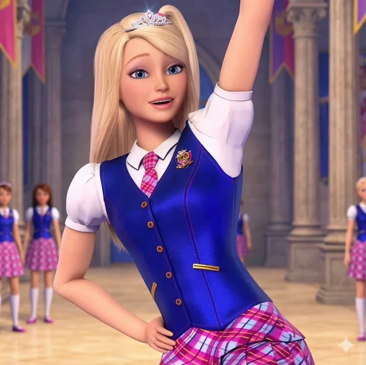 Barbie // Princess Charm School !! 🥟🍭🥯 thumbnail