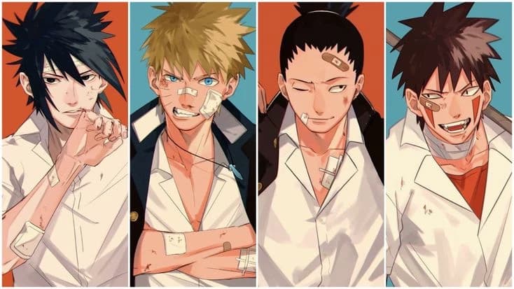 Naruto, Sasuke, shikamaru y kiva  thumbnail