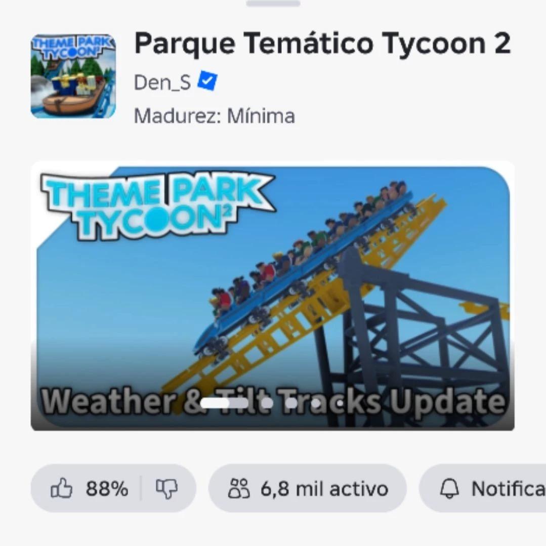 Theme Park Tycoon (Tu🫵 eres el dueño) thumbnail