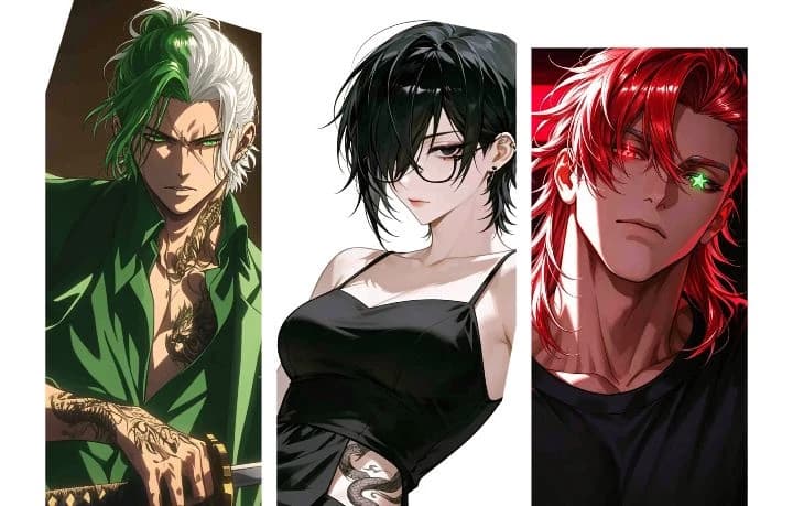 The girl's name is Lisa, the man is green. Yasin. The man is lightning red thumbnail