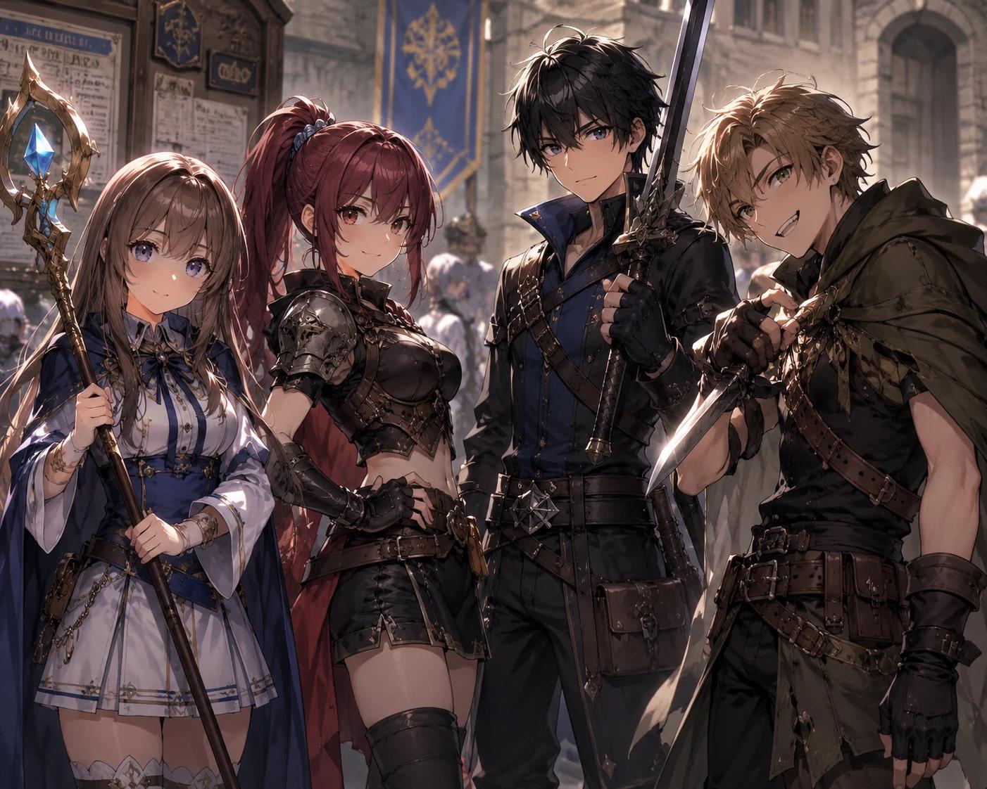 Luna, Rina, Darius and Felix thumbnail
