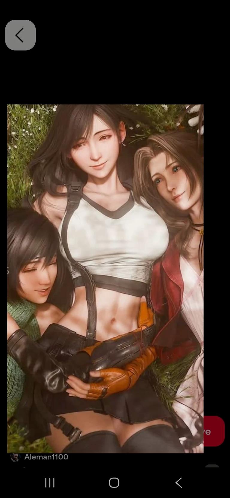tifa, yuffir. aerith thumbnail