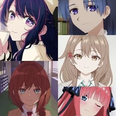 Ai Hoshino, Kamiya, Masha, Rikka, Nino thumbnail