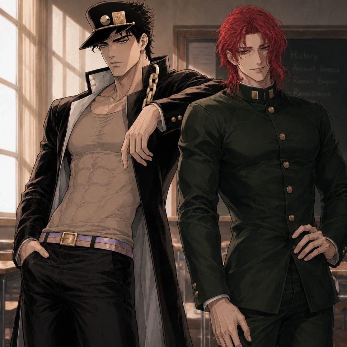 Jotaro Kujo and Kakyoin Noriyaki thumbnail