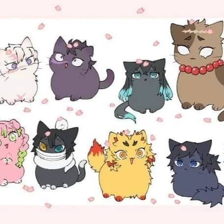 hashiras cats thumbnail