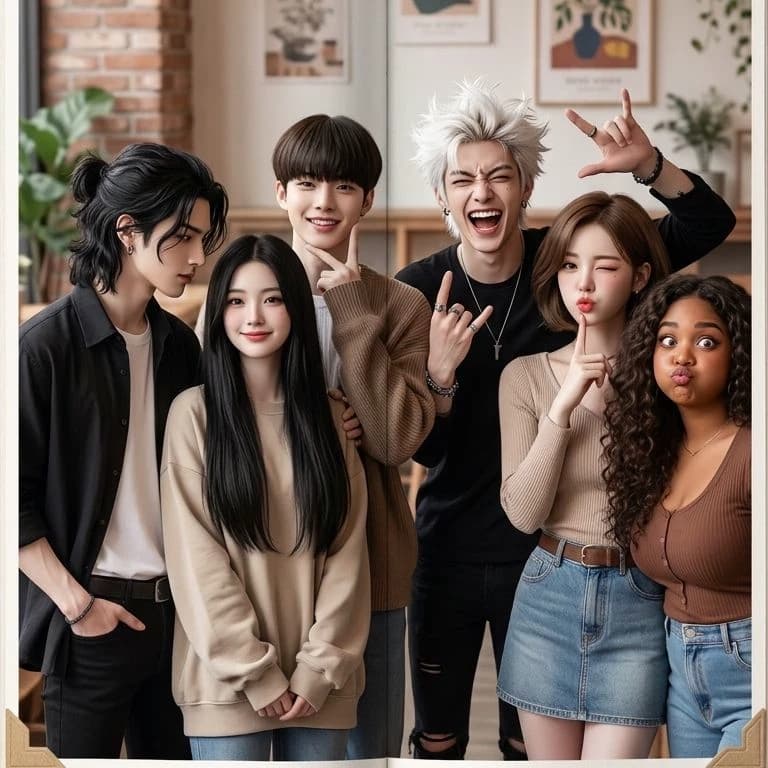 Friendship of six people (Ezra, Romio, Armin, Elin, Fidya and you) thumbnail