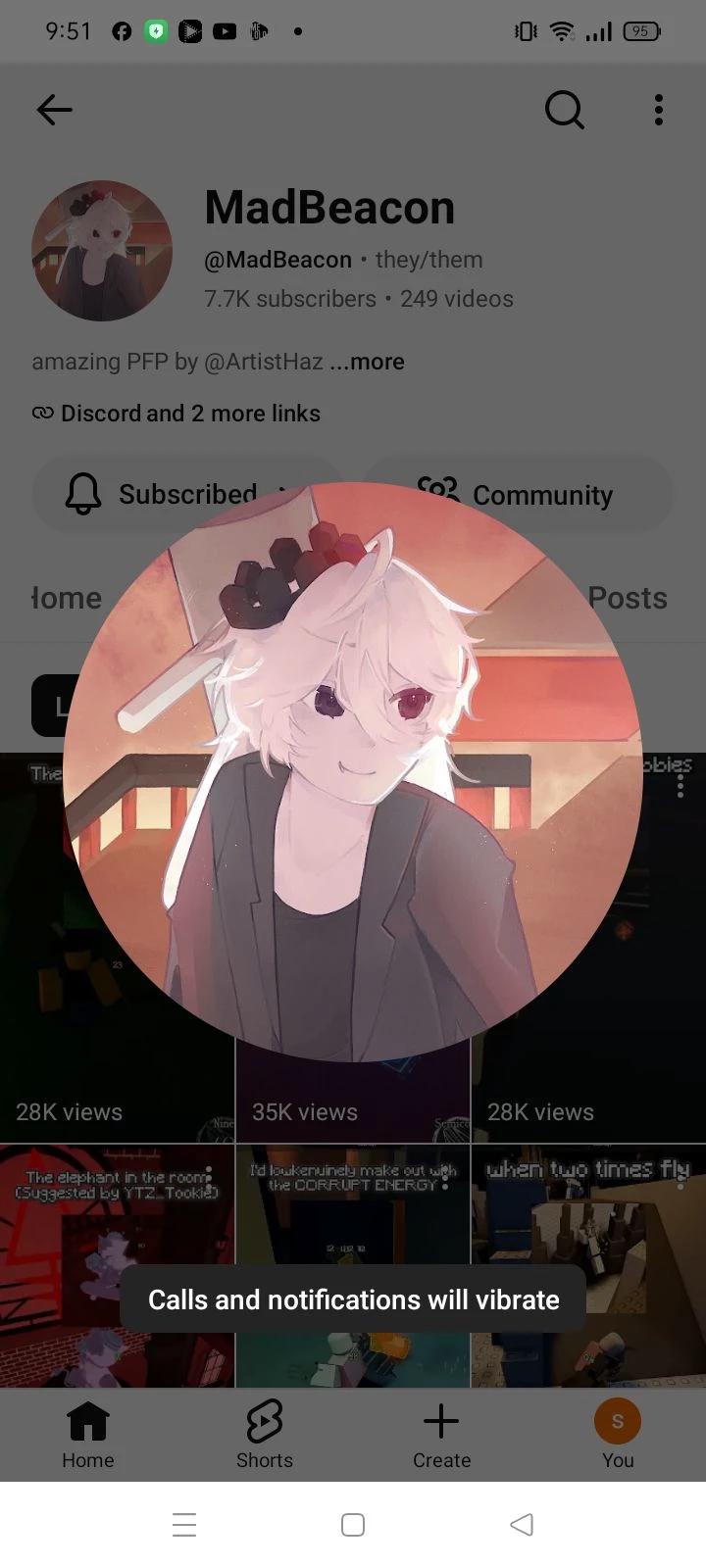 female Madbeacon (a forsaken youtuber , check their channel up!) thumbnail