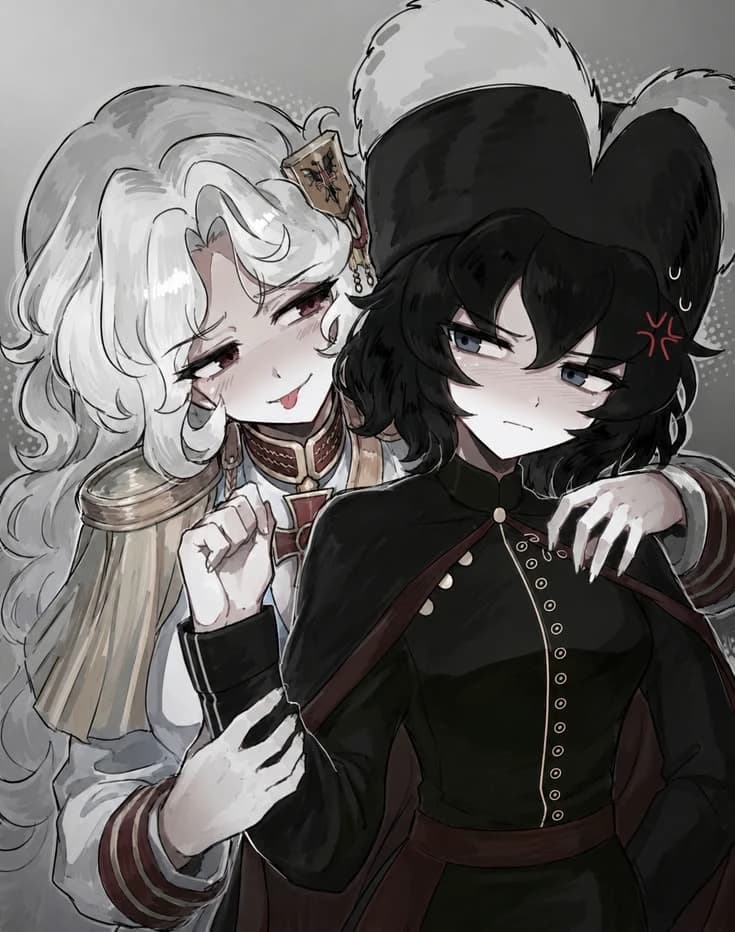 Liliana von Eisenhardt (the White Queen) and Svetlana Dragomir (the Black Duchess) thumbnail