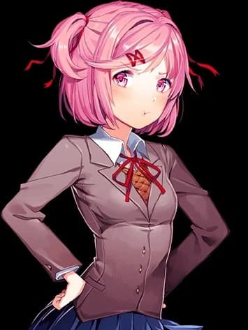 AI Japanese Waifu (DDLC - Natsuki-chan) thumbnail