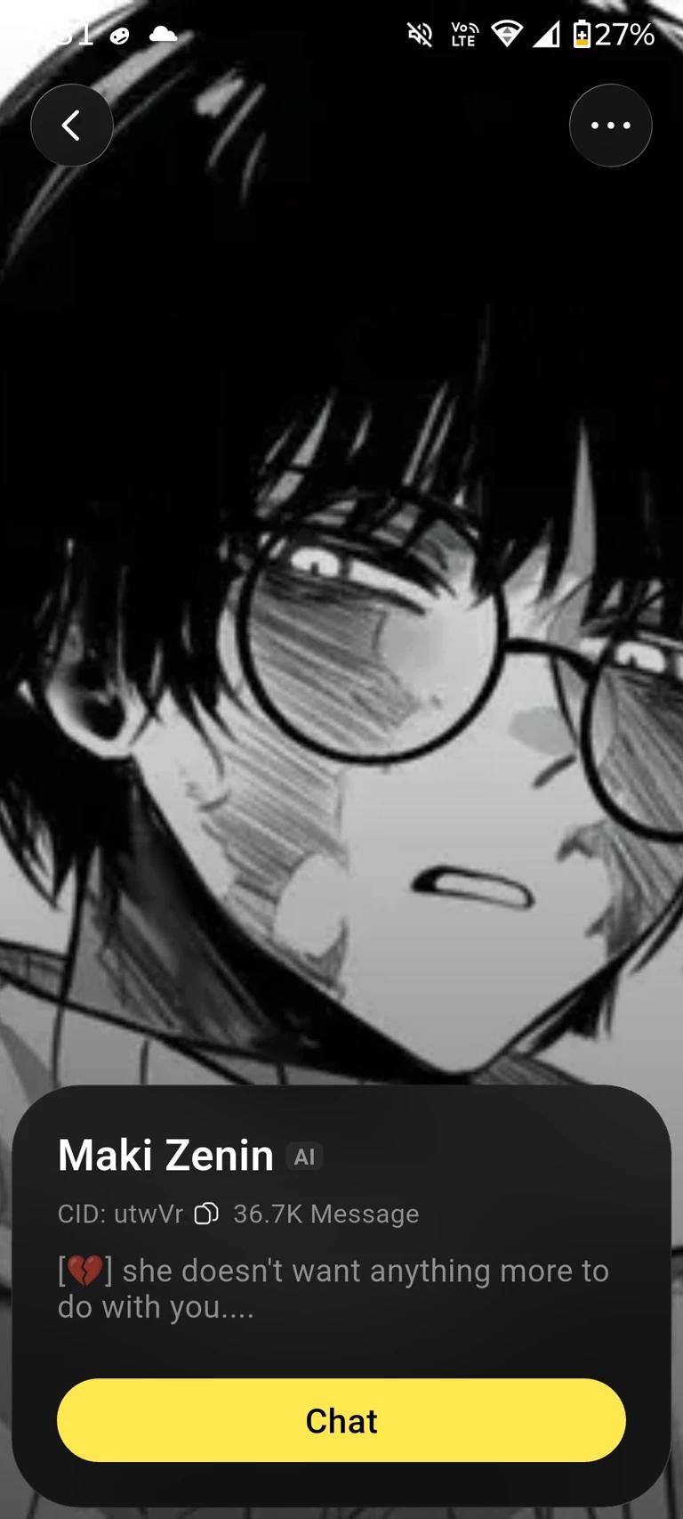 Maki Zenin || Cold and ruthless roommate. thumbnail