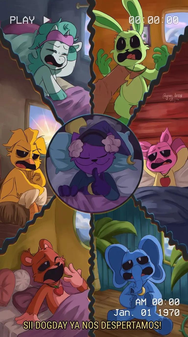 Rainy night- smiling critters  thumbnail