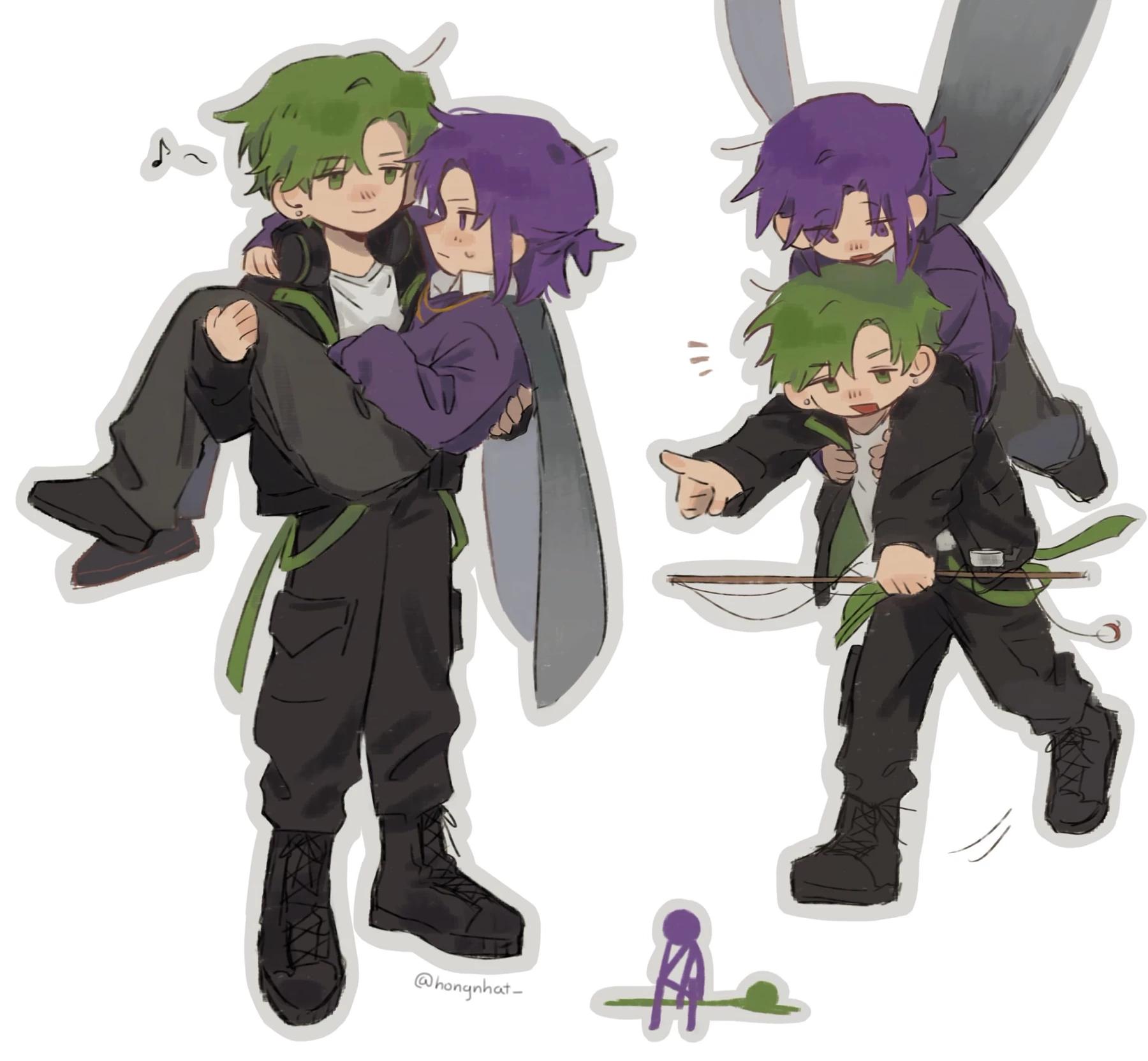 Green \|\| Nerd AU thumbnail