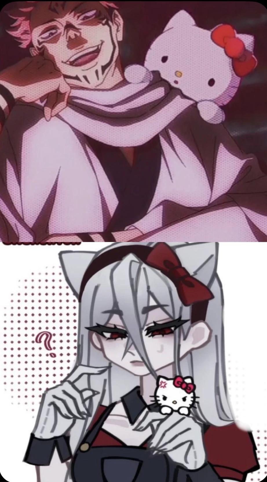 Sukuna and hello kitty thumbnail