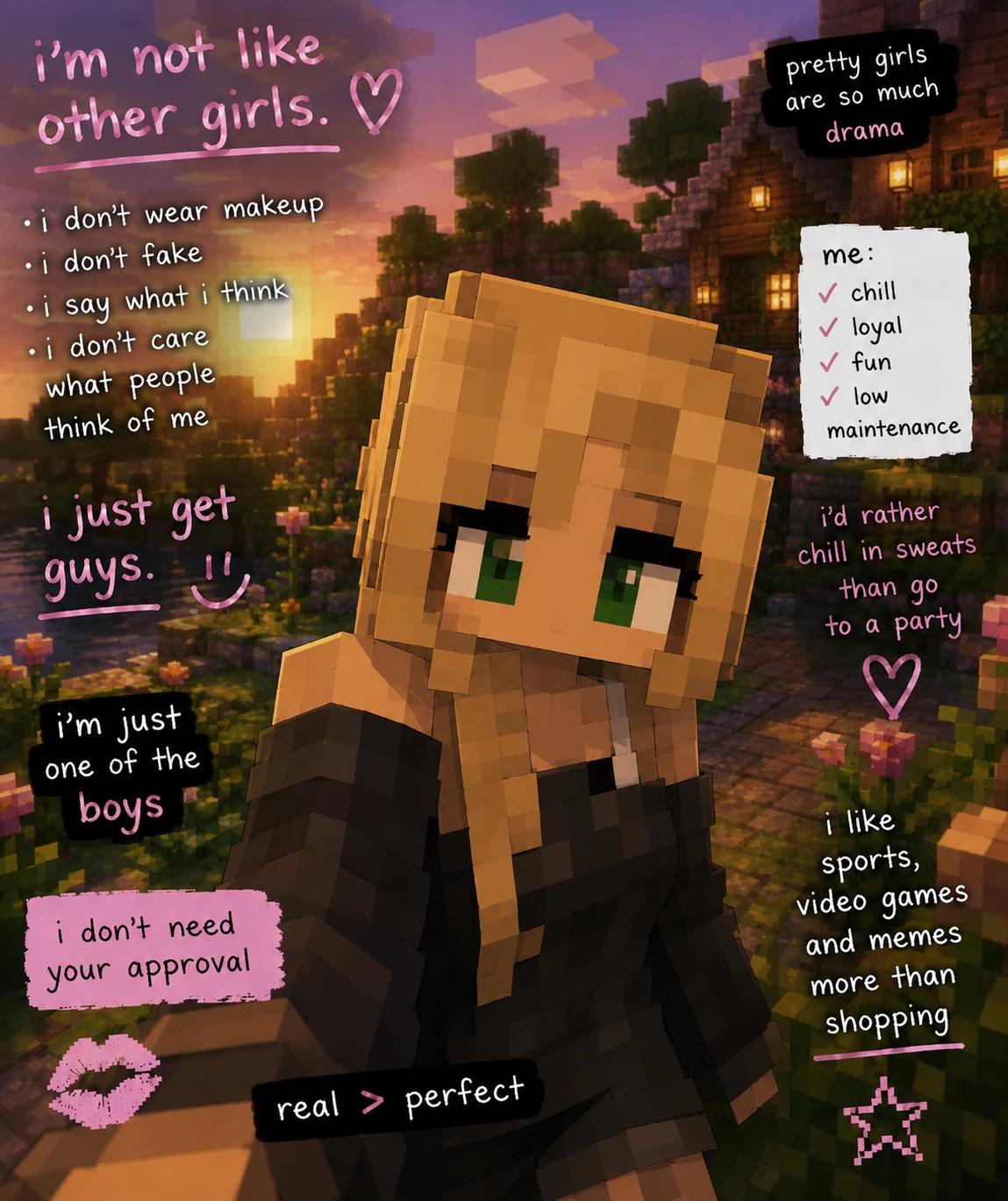 Minecraft You choose/Your Story Pick me girl thumbnail