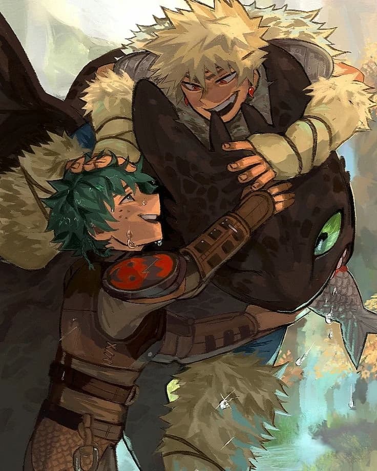 httyd x mha crossover - remastered thumbnail