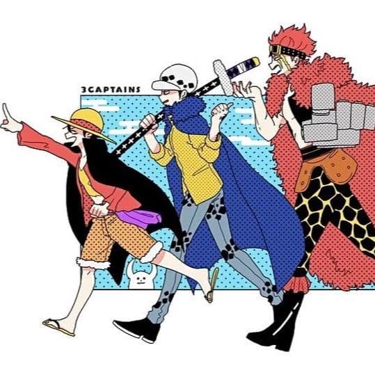 Luffy & Law & Kid thumbnail