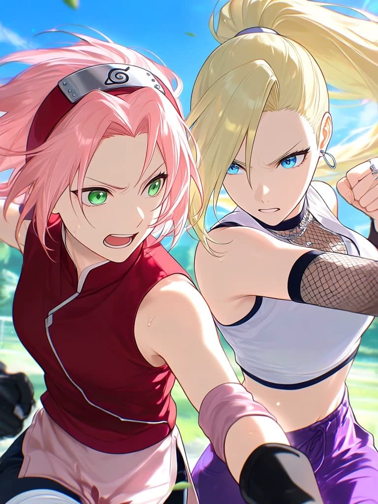 Sakura and Ino thumbnail