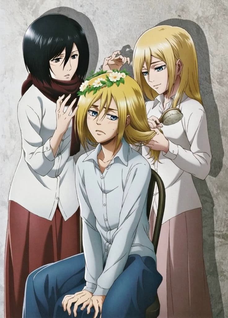 Mikasa,Historia and Annie thumbnail