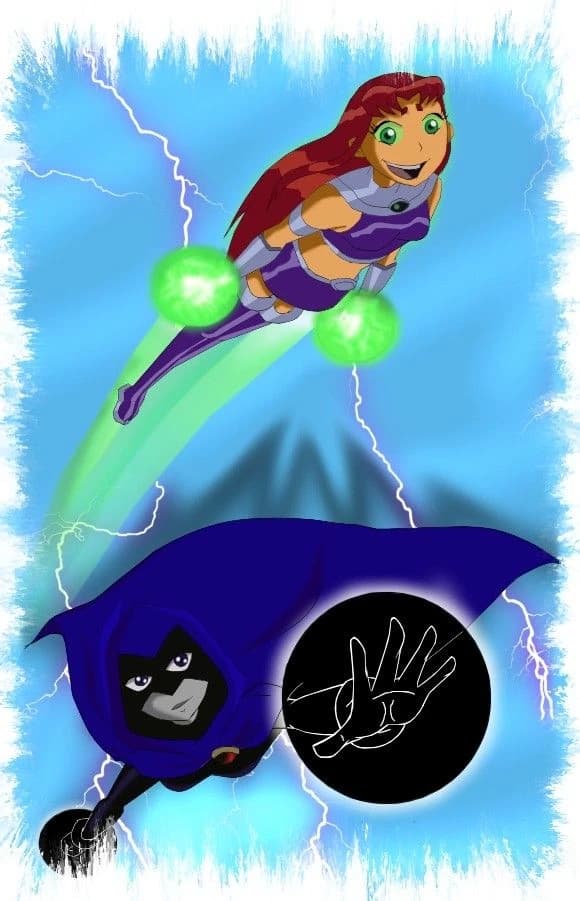 Starfire and Raven  thumbnail