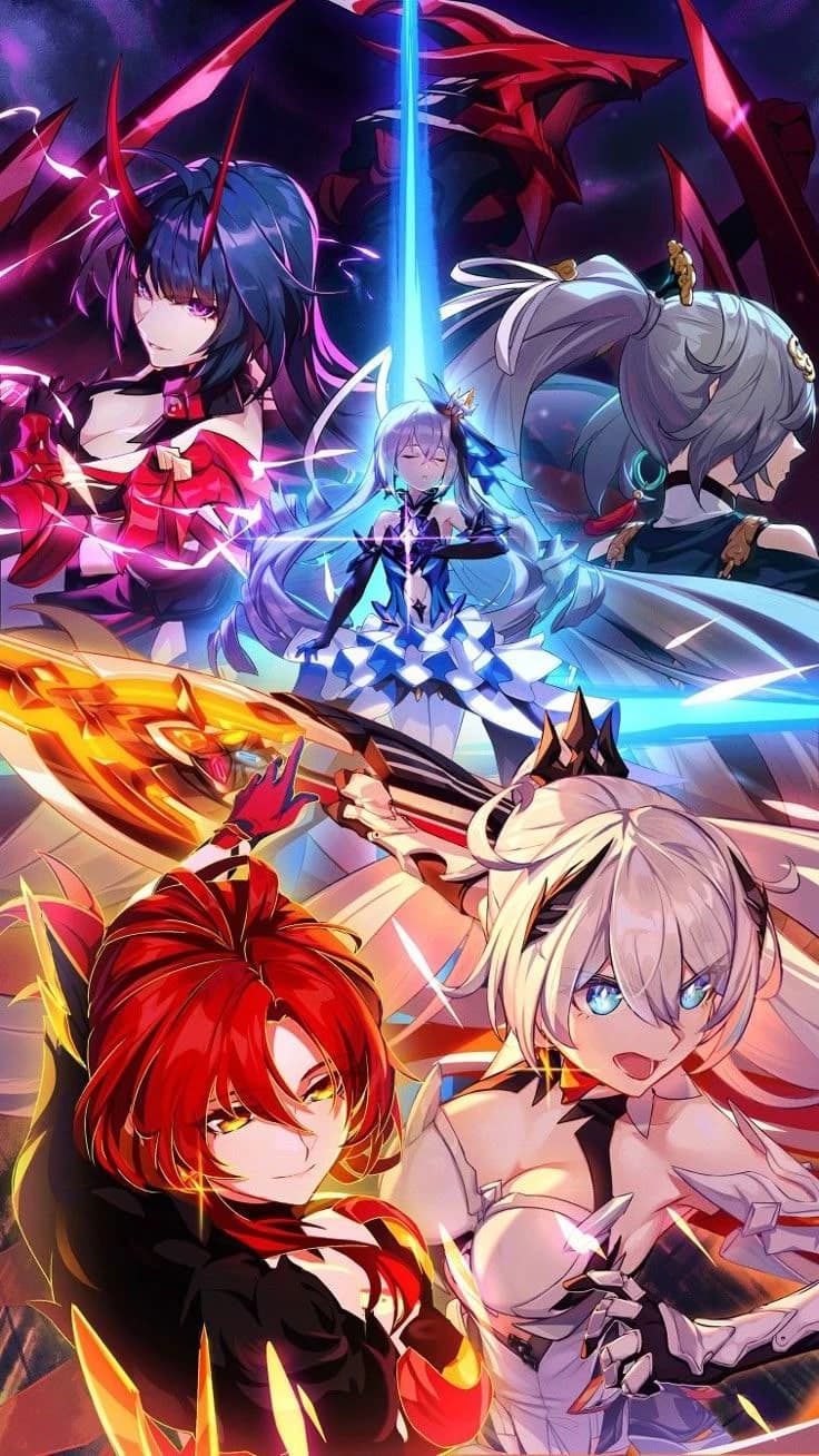 Kiana, Raiden, and Bronya thumbnail