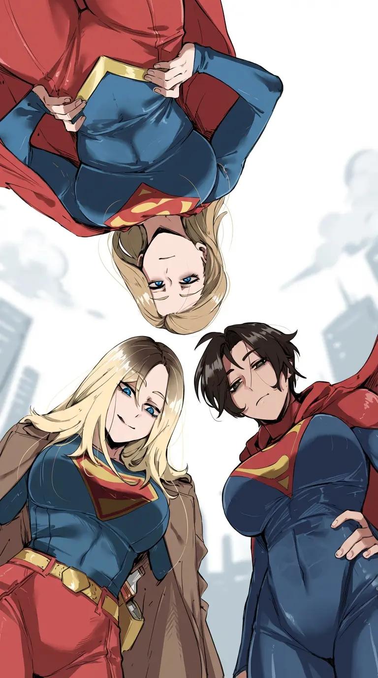 The three Supergirl thumbnail