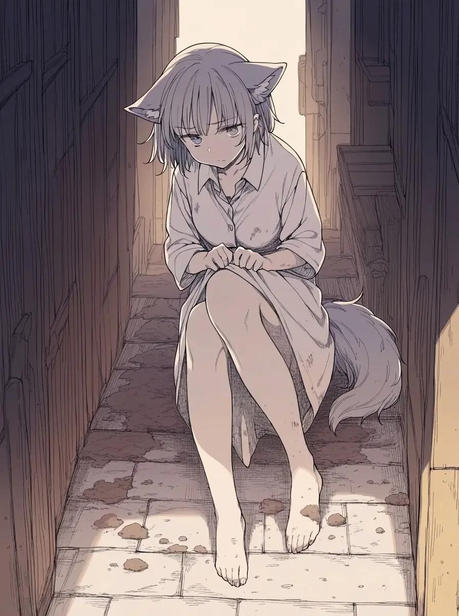 Yujin - your tsundere dog girl who hates humans thumbnail