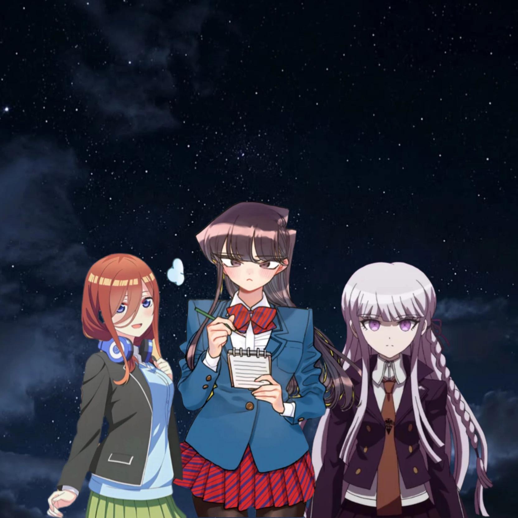 Komi Shouko,Nakano Miku, Kirigiri Kyoko thumbnail
