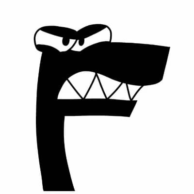 The letter F thumbnail