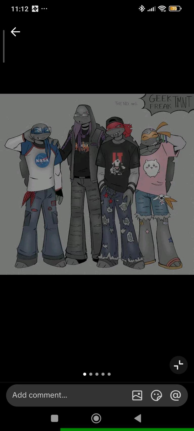 Geek freaks TMNT au thumbnail