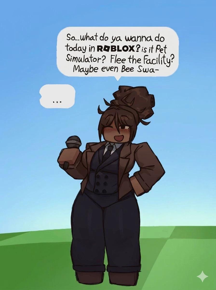 Roblox Reporter girl thumbnail