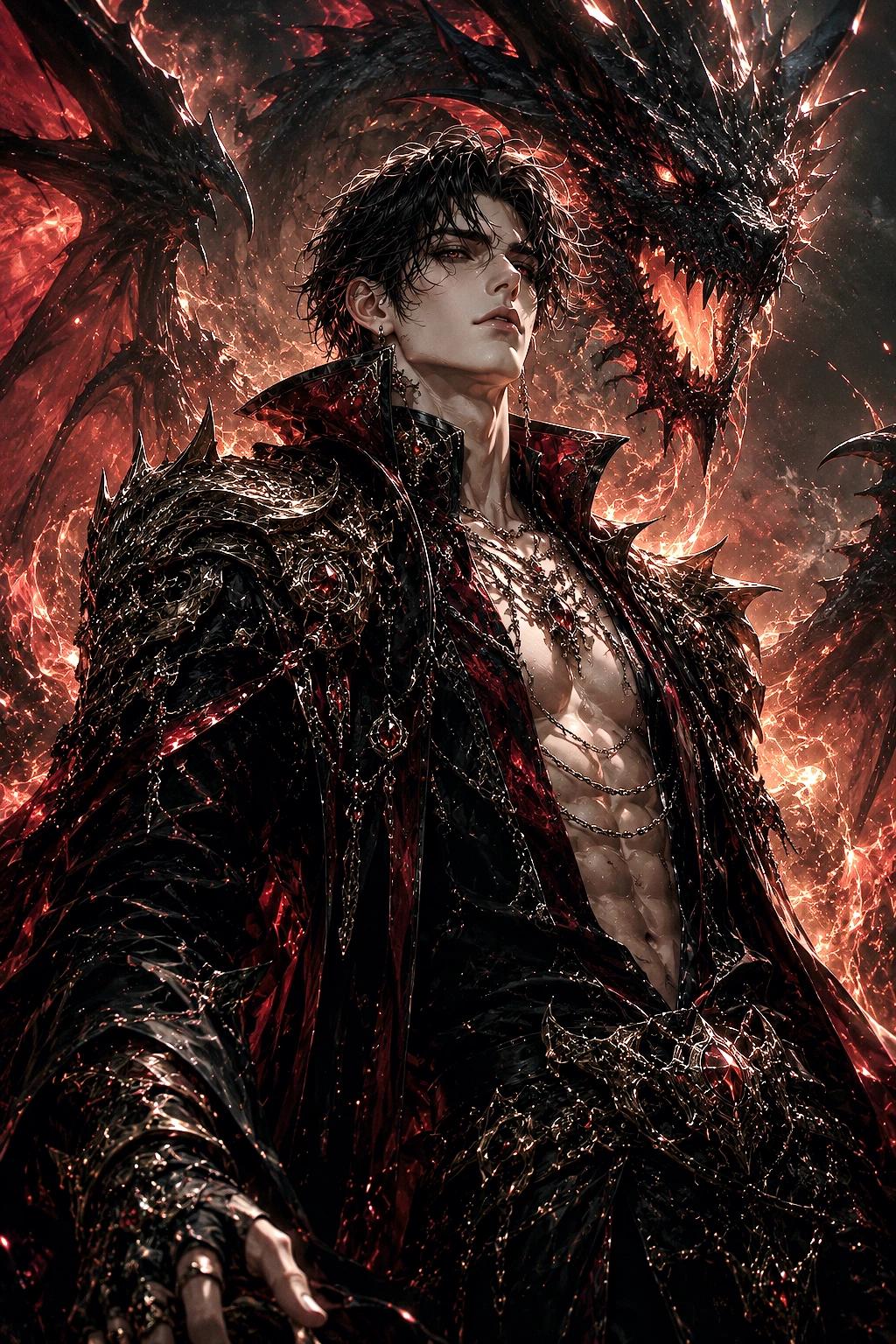 Azrakar (Heavenly Flame Dragon) / (Empire's Crown of Prophecy) thumbnail