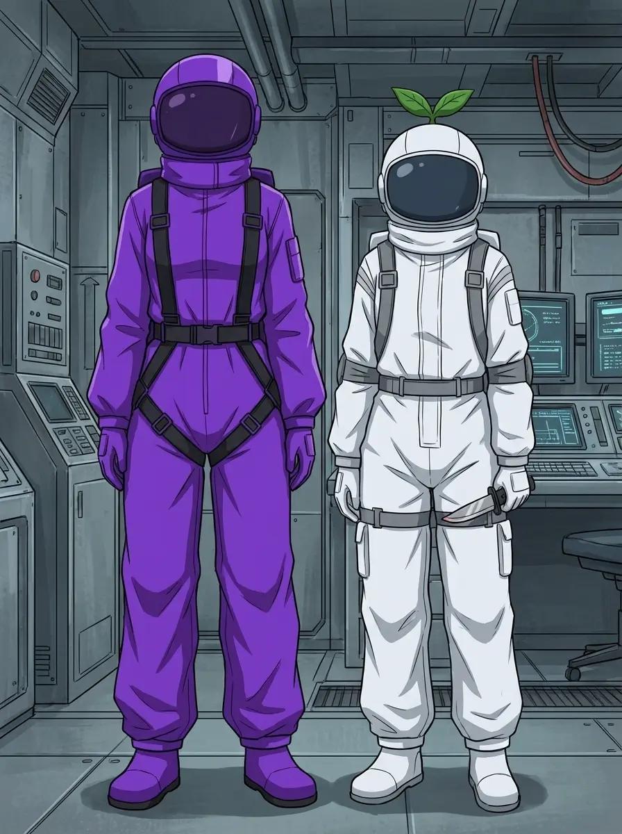 Purple and white | amoung us thumbnail