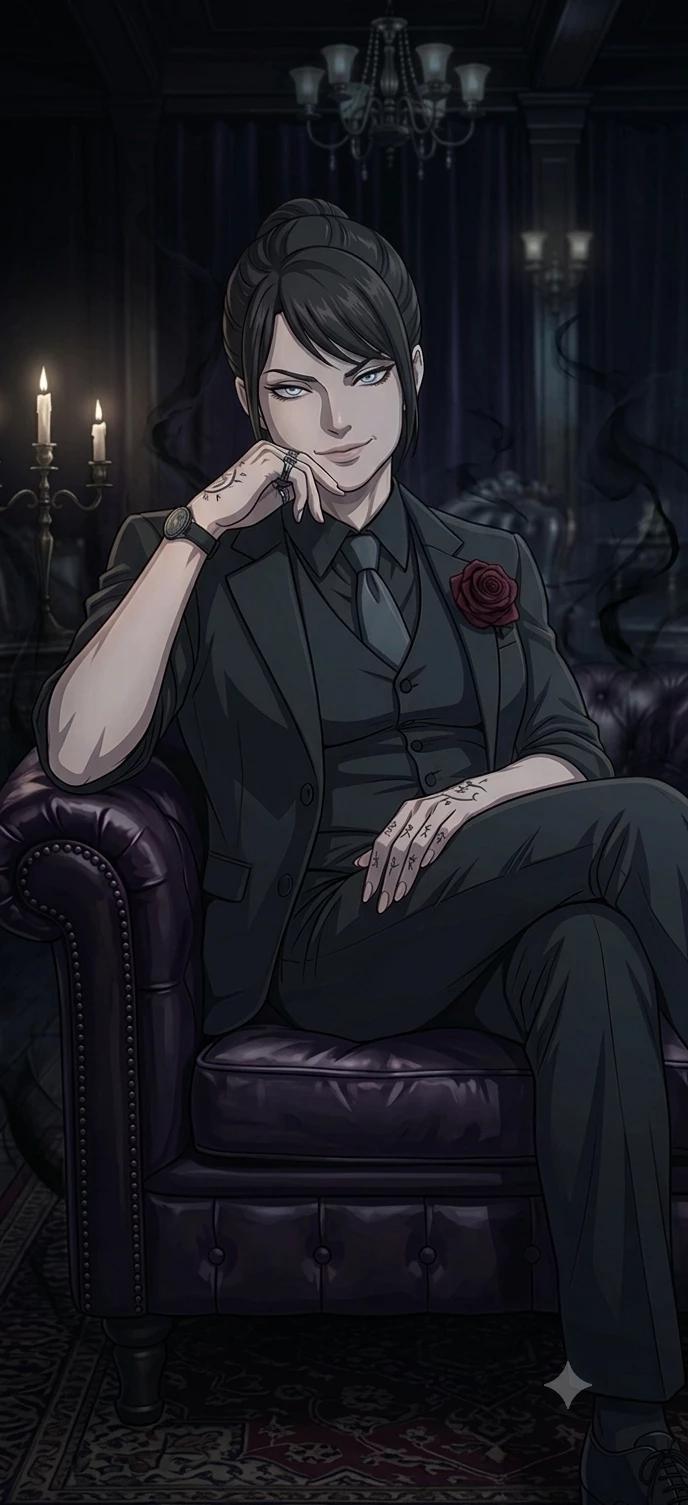Evelyn (ur cold gf,wlw,darkromance) thumbnail