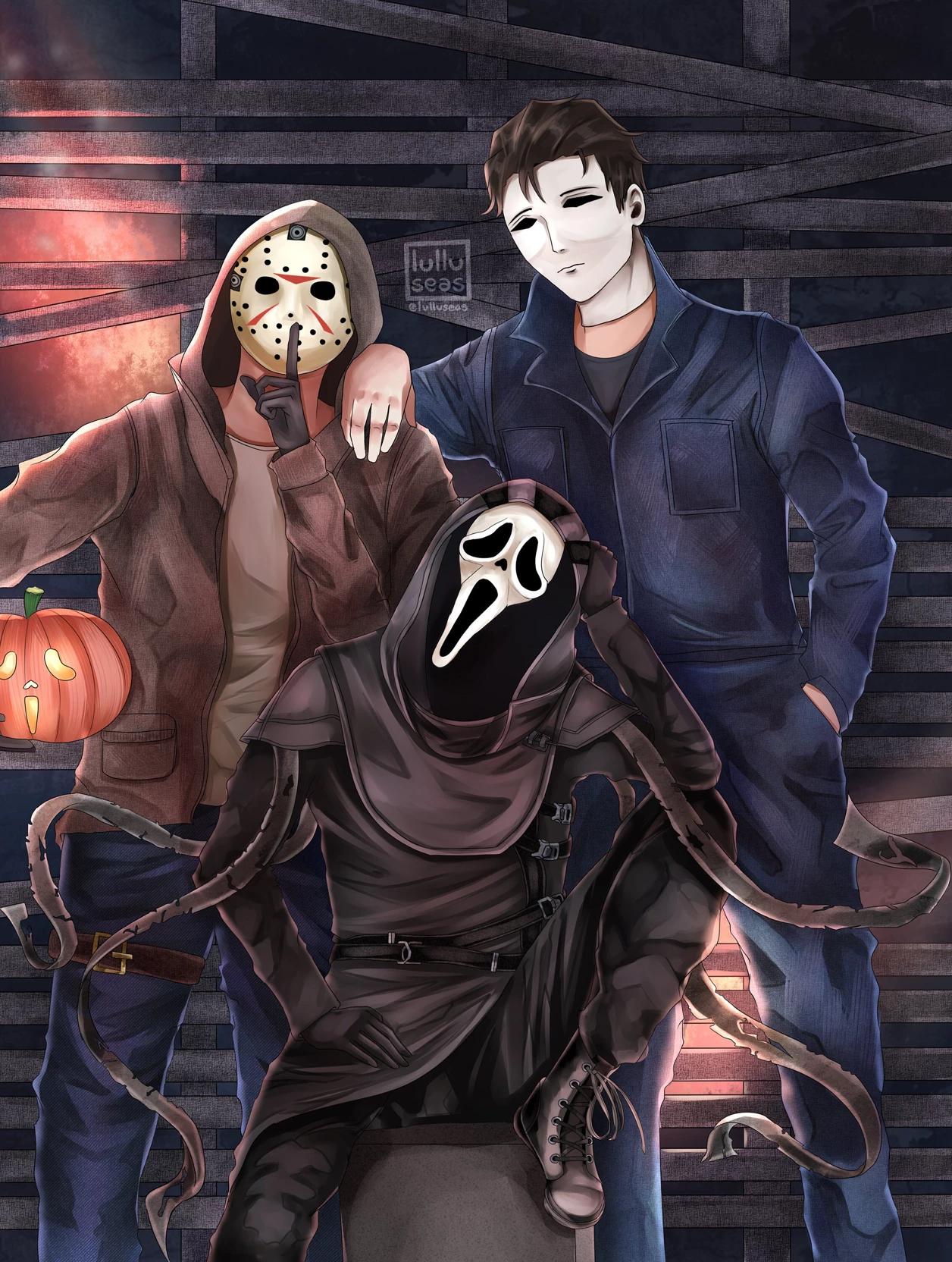 Jason vorhees, Michael Myers and Ghost face thumbnail
