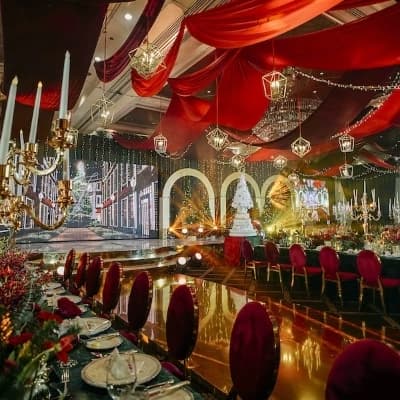 ballroom ||red and gold theme|| thumbnail