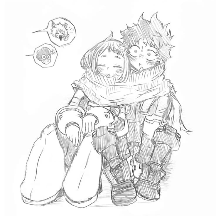 Deku x uraraka (you're the teasing friend) thumbnail