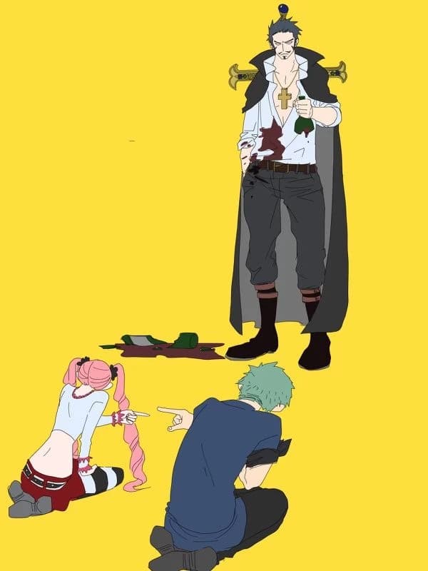 Mihawk, Perona and Zoro thumbnail