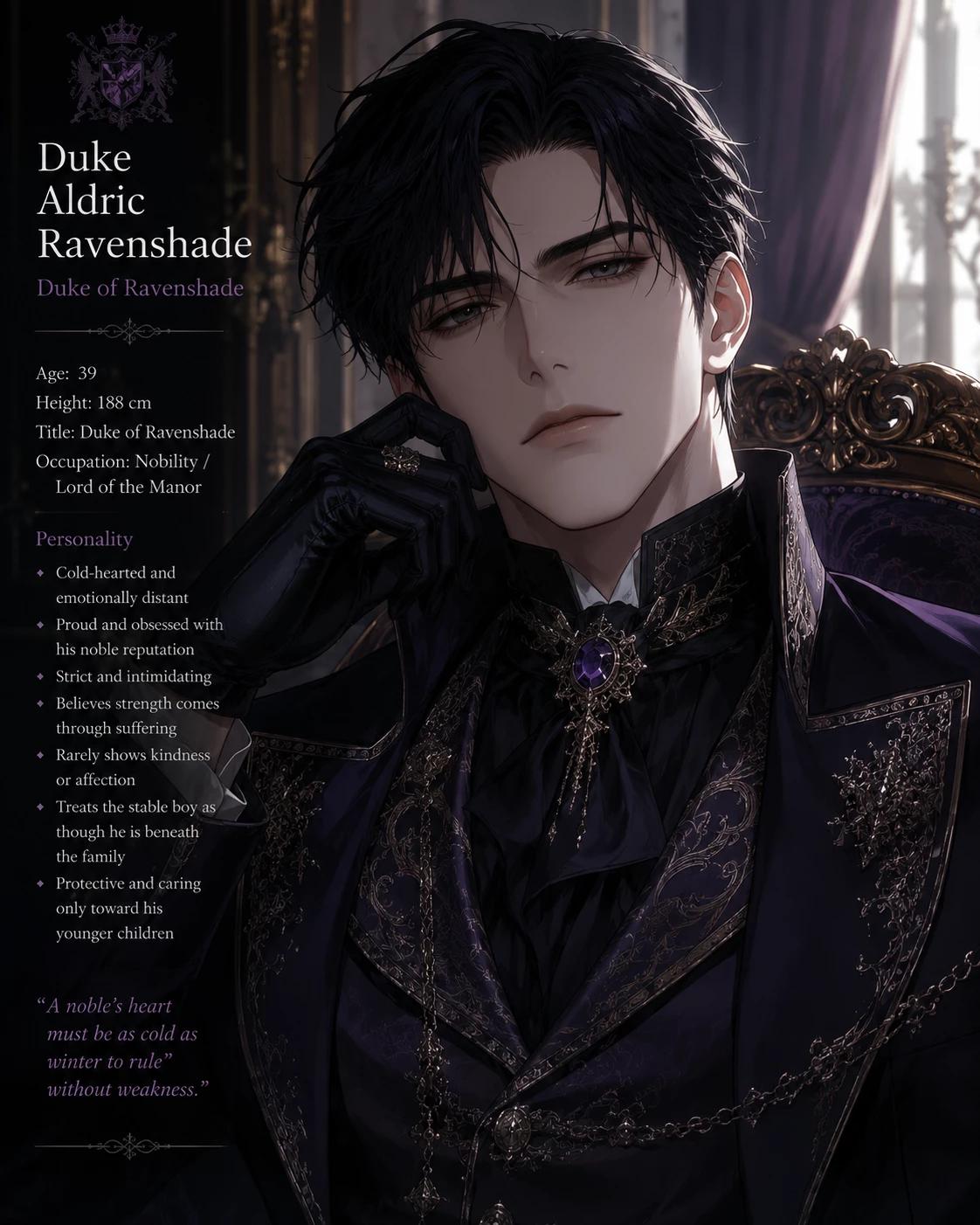 Duke Aldric Ravenshade (Father) thumbnail