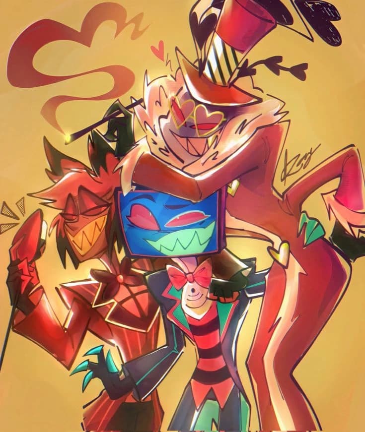 vox x alastor and valentino thumbnail