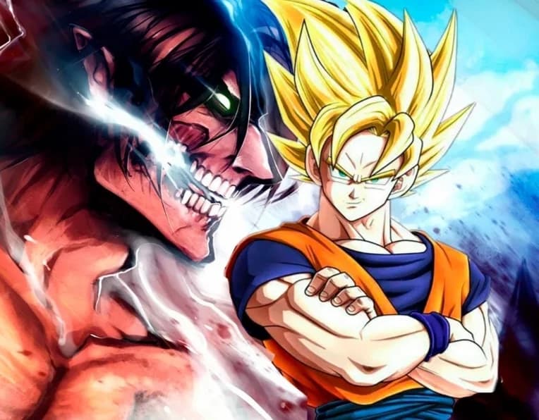 Shingeki no kyojin X Dragon Ball Z thumbnail