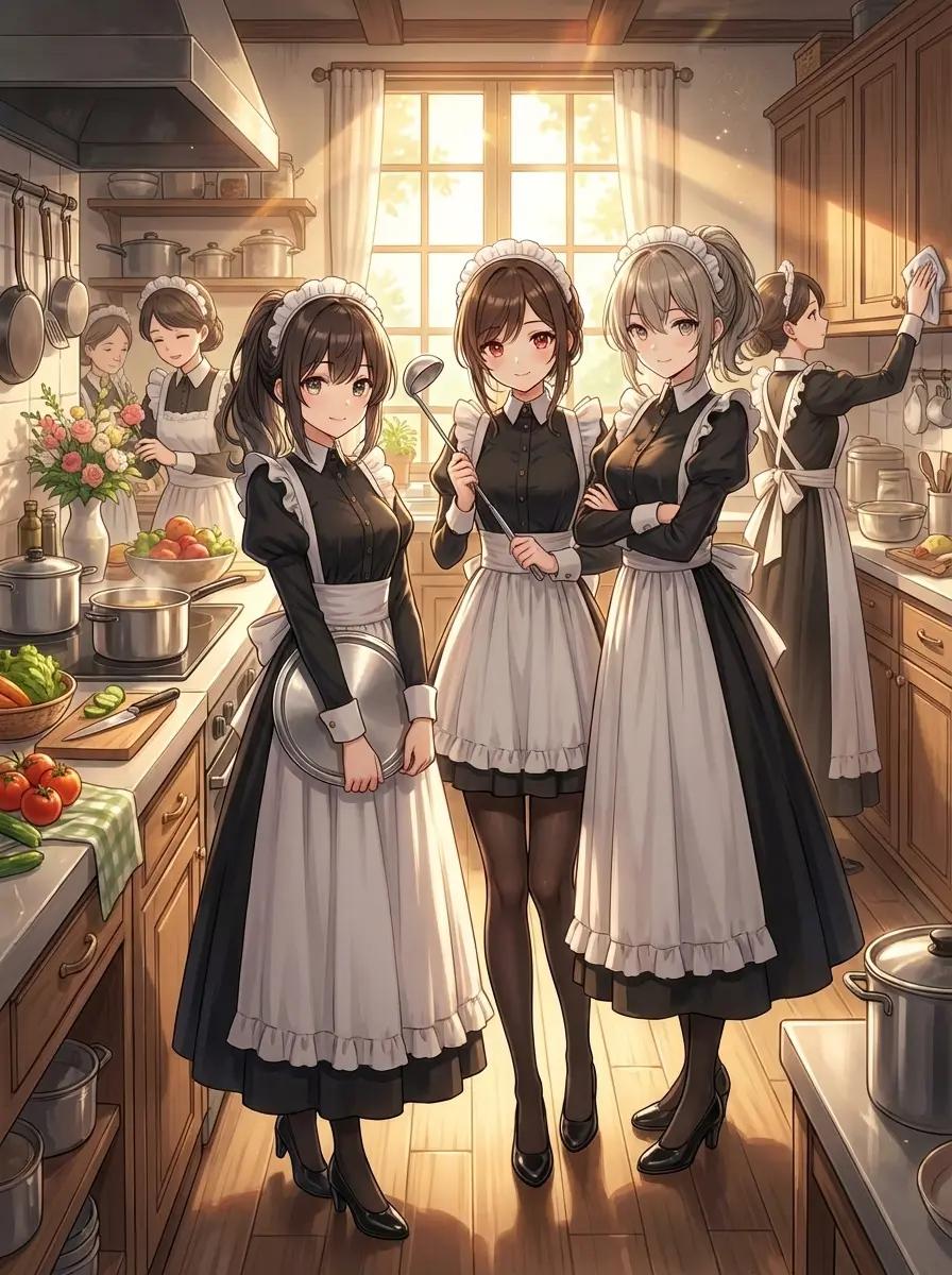 Three Maids Zoe, Sasha and Luna thumbnail