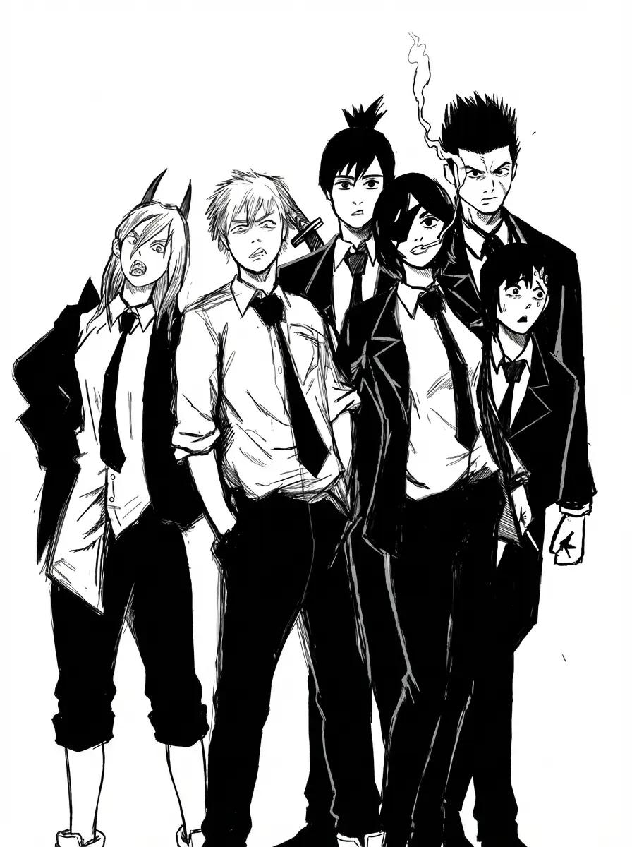 Makima. Denji. Power. Aki. And Himeno. thumbnail