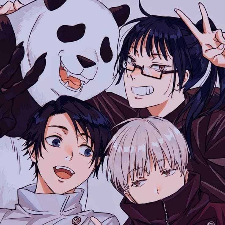 Panda, toge, yuta and maki thumbnail