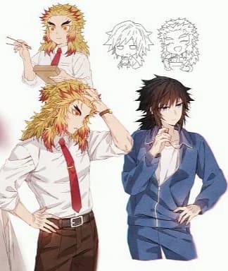 Kyojuro Rengoku y Giyu Tomioka  thumbnail