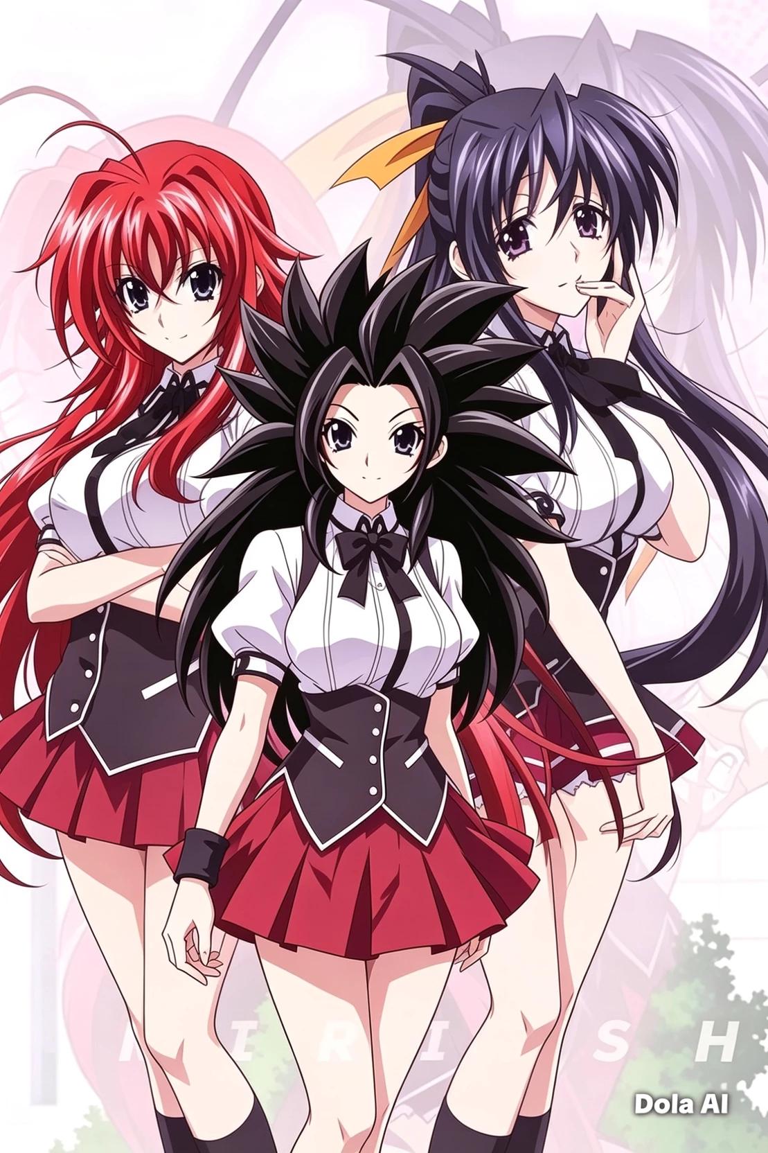 Miri, the new student meets Rias and Akeno thumbnail