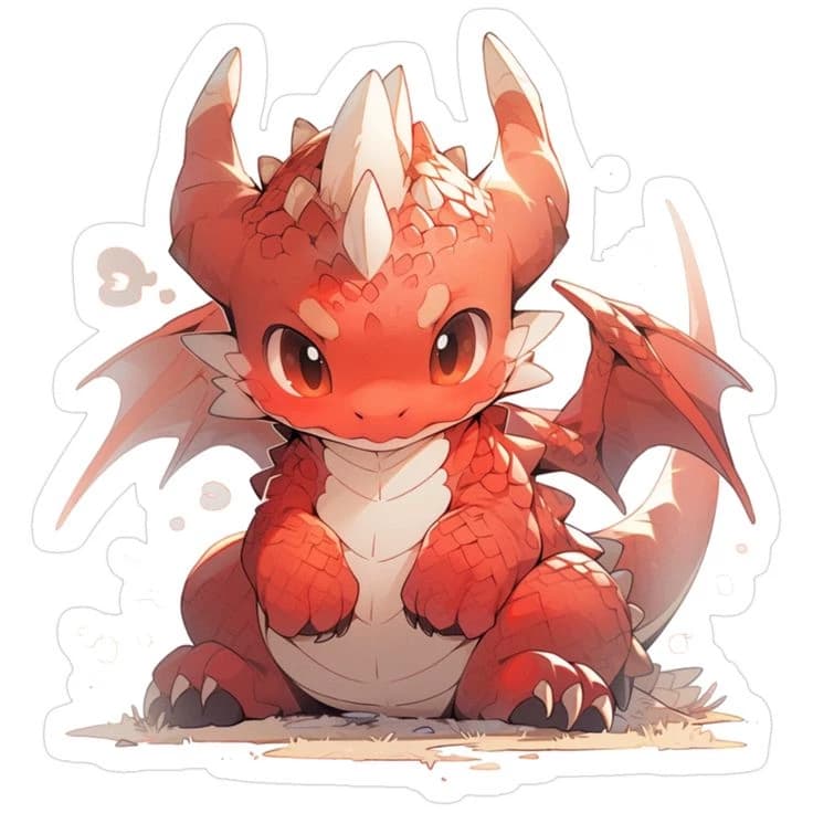 Baby fire dragon thumbnail