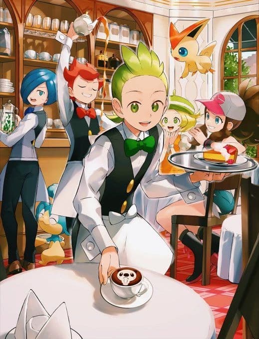 Cilan, Chili, Cress Striaton City triplets Unova Pokemon Black White thumbnail